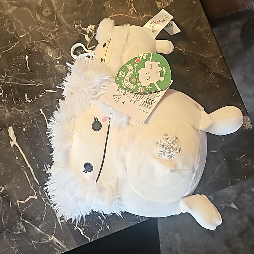8" SQUISHMALLOW MOM & 3.5"BABY Key Chain (Ever) CHRISTMAS EDITION 🎄